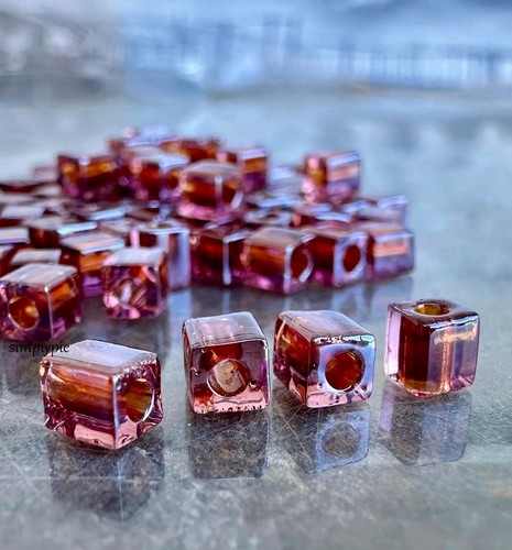 100 miyuki shoji amber gold - amber,